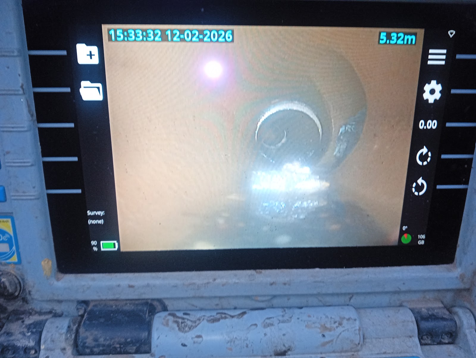 Drain excavation work